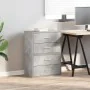 Armarios con 2 cajones 2 uds gris hormigón 60x31x40 cm de , Cajoneras - Ref: Foro24-858828, Precio: 95,26 €, Descuento: %