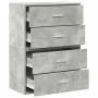 Armarios con 2 cajones 2 uds gris hormigón 60x31x40 cm de , Cajoneras - Ref: Foro24-858828, Precio: 95,26 €, Descuento: %