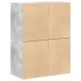 Armarios con 2 cajones 2 uds gris hormigón 60x31x40 cm de , Cajoneras - Ref: Foro24-858828, Precio: 95,26 €, Descuento: %