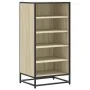 Mueble zapatero madera contrachapada roble sonoma 48x38x97,5 cm by , Shoe racks and shoe organizers - Ref: Foro24-849205, Pri...