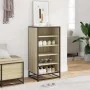 Mueble zapatero madera contrachapada roble sonoma 48x38x97,5 cm by , Shoe racks and shoe organizers - Ref: Foro24-849205, Pri...