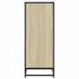 Mueble zapatero madera contrachapada roble sonoma 48x38x97,5 cm by , Shoe racks and shoe organizers - Ref: Foro24-849205, Pri...