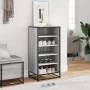 Mueble zapatero madera contrachapada gris sonoma 48x38x97,5 cm von , Schuhregale und Schuhorganisatoren - Ref: Foro24-849207,...