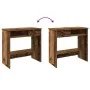 Escritorio de madera ingeniería madera envejecida 80x40x75 cm by , Desks - Ref: Foro24-860479, Price: 64,67 €, Discount: %