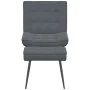 Sillón de relax con reposapiés terciopelo gris oscuro von , Stühle - Ref: Foro24-4012328, Preis: 89,31 €, Rabatt: %
