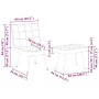 Sillón de relax con reposapiés terciopelo gris oscuro von , Stühle - Ref: Foro24-4012328, Preis: 89,31 €, Rabatt: %