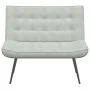 Banco de terciopelo gris claro 110x74x84 cm de , Bancos - Ref: Foro24-4012337, Precio: 167,45 €, Descuento: %