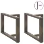 Patas de mesa centro forma T 2uds acero natural 60x25x(42-43)cm de , Patas para mesas - Ref: Foro24-4013035, Precio: 85,73 €,...