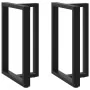Patas de mesa de bar forma T 2 uds acero negro 60x35x(90-91) cm de , Patas para mesas - Ref: Foro24-4013080, Precio: 149,60 €...