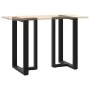 Patas de mesa de bar forma T 2 uds acero negro 60x35x(90-91) cm de , Patas para mesas - Ref: Foro24-4013080, Precio: 149,60 €...