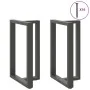 Patas de mesa bar forma T 2 uds acero antracita 60x35x(90-91)cm von , Tischbeine - Ref: Foro24-4013082, Preis: 154,53 €, Raba...