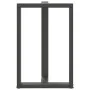 Patas de mesa bar forma T 2 uds acero antracita 60x35x(90-91)cm von , Tischbeine - Ref: Foro24-4013082, Preis: 154,53 €, Raba...
