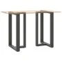 Patas de mesa bar forma T 2 uds acero antracita 60x35x(90-91)cm von , Tischbeine - Ref: Foro24-4013082, Preis: 154,53 €, Raba...