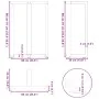 Patas de mesa bar forma T 2 uds acero antracita 60x35x(90-91)cm von , Tischbeine - Ref: Foro24-4013082, Preis: 154,53 €, Raba...