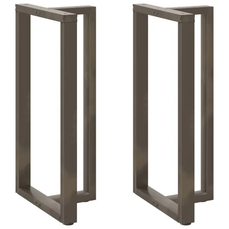 Patas mesa bar forma T 2 uds acero natural 60x35x(110-111) cm von , Tischbeine - Ref: Foro24-4013107, Preis: 159,68 €, Rabatt: %