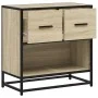 Mesita de noche roble sonoma 60x31x60 cm madera contrachapada von , Nachttische - Ref: Foro24-848695, Preis: 63,72 €, Rabatt: %