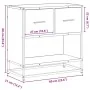 Mesita de noche roble sonoma 60x31x60 cm madera contrachapada von , Nachttische - Ref: Foro24-848695, Preis: 63,72 €, Rabatt: %