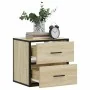 Mesitas de noche de pared 2 unidades roble Sonoma 40x31x39,5 cm de , Mesitas de noche - Ref: Foro24-848727, Precio: 78,69 €, ...
