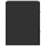 Mesitas de noche de pared 2 unidades negra 40x31x39,5 cm by , Nightstands - Ref: Foro24-848725, Price: 81,30 €, Discount: %