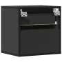 Mesitas de noche de pared 2 unidades negra 40x31x39,5 cm by , Nightstands - Ref: Foro24-848725, Price: 81,30 €, Discount: %