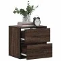 Mesitas de noche pared 2 uds color roble marrón 40x31x39,5 cm von , Nachttische - Ref: Foro24-848733, Preis: 82,03 €, Rabatt: %