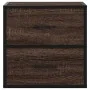 Mesitas de noche pared 2 uds color roble marrón 40x31x39,5 cm von , Nachttische - Ref: Foro24-848733, Preis: 82,03 €, Rabatt: %