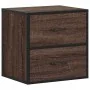 Mesitas de noche pared 2 uds color roble marrón 40x31x39,5 cm von , Nachttische - Ref: Foro24-848733, Preis: 82,03 €, Rabatt: %