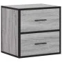 Mesitas de noche de pared 2 unidades gris sonoma 40x31x39,5 cm de , Mesitas de noche - Ref: Foro24-848731, Precio: 81,30 €, D...