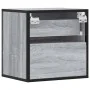 Mesitas de noche de pared 2 unidades gris sonoma 40x31x39,5 cm de , Mesitas de noche - Ref: Foro24-848731, Precio: 81,30 €, D...