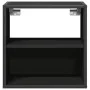 Mesita de noche de pared negra 40x31x39,5 cm von , Nachttische - Ref: Foro24-848744, Preis: 33,67 €, Rabatt: %