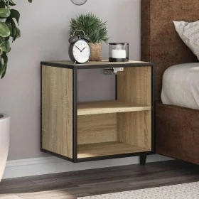 Mesita de noche de pared color roble ahumado 40x31x39,5 cm von , Nachttische - Ref: Foro24-848746, Preis: 32,82 €, Rabatt: %