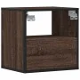 Mesita de noche de pared color roble marrón 40x31x39,5 cm de , Mesitas de noche - Ref: Foro24-848752, Precio: 33,67 €, Descue...