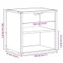 Mesita de noche de pared color roble marrón 40x31x39,5 cm de , Mesitas de noche - Ref: Foro24-848752, Precio: 33,67 €, Descue...