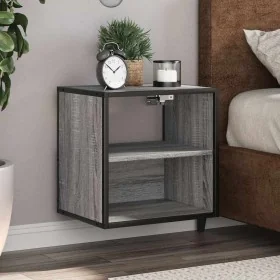 Mesita de noche de pared gris sonoma 40x31x39,5 cm by , Nightstands - Ref: Foro24-848750, Price: 36,88 €, Discount: %