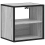 Mesita de noche de pared gris sonoma 40x31x39,5 cm de , Mesitas de noche - Ref: Foro24-848750, Precio: 33,67 €, Descuento: %