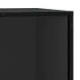 Banco zapatero madera de ingeniería y metal negro 80x40x53,5 cm de , Bancos para recibidores y almacenamiento - Ref: Foro24-8...