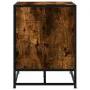 Banco zapatero madera de ingeniería roble ahumado 80x40x53,5 cm by , Benches for halls and storage - Ref: Foro24-849226, Pric...
