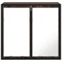 Armario con espejo baño madera marrón roble 65x20x60 cm von , Badezimmerwaschtische - Ref: Foro24-849258, Preis: 70,99 €, Rab...