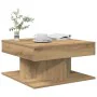 Mesa de centro madera ingeniería roble artisan 55x55x30 cm de , Mesas de centro - Ref: Foro24-856633, Precio: 48,52 €, Descue...