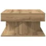 Mesa de centro madera ingeniería roble artisan 55x55x30 cm de , Mesas de centro - Ref: Foro24-856633, Precio: 48,52 €, Descue...