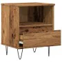 Mesita de noche madera ingeniería madera envejecida 40x35x50 cm von , Nachttische - Ref: Foro24-857358, Preis: 42,24 €, Rabat...