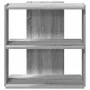 Librería 3 estantes madera ingeniería gris Sonoma 60x30x60 cm by , Bookcases and shelves - Ref: Foro24-860252, Price: 38,12 €...