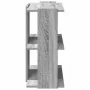Librería 3 estantes madera ingeniería gris Sonoma 60x30x60 cm by , Bookcases and shelves - Ref: Foro24-860252, Price: 38,12 €...