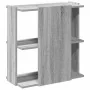 Librería 3 estantes madera ingeniería gris Sonoma 60x30x60 cm by , Bookcases and shelves - Ref: Foro24-860252, Price: 38,12 €...