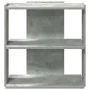 Librería de 3 niveles madera gris hormigón 60x30x60 cm by , Bookcases and shelves - Ref: Foro24-860250, Price: 35,45 €, Disco...