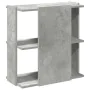 Librería de 3 niveles madera gris hormigón 60x30x60 cm by , Bookcases and shelves - Ref: Foro24-860250, Price: 35,45 €, Disco...