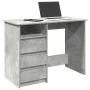 Escritorio de madera de ingeniería gris hormigón 102x50x75 cm by , Desks - Ref: Foro24-860466, Price: 109,80 €, Discount: %