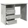 Escritorio de madera de ingeniería gris hormigón 102x50x75 cm by , Desks - Ref: Foro24-860466, Price: 109,80 €, Discount: %
