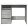 Escritorio de madera de ingeniería gris hormigón 102x50x75 cm by , Desks - Ref: Foro24-860466, Price: 109,80 €, Discount: %