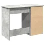 Escritorio de madera de ingeniería gris hormigón 102x50x75 cm by , Desks - Ref: Foro24-860466, Price: 109,80 €, Discount: %